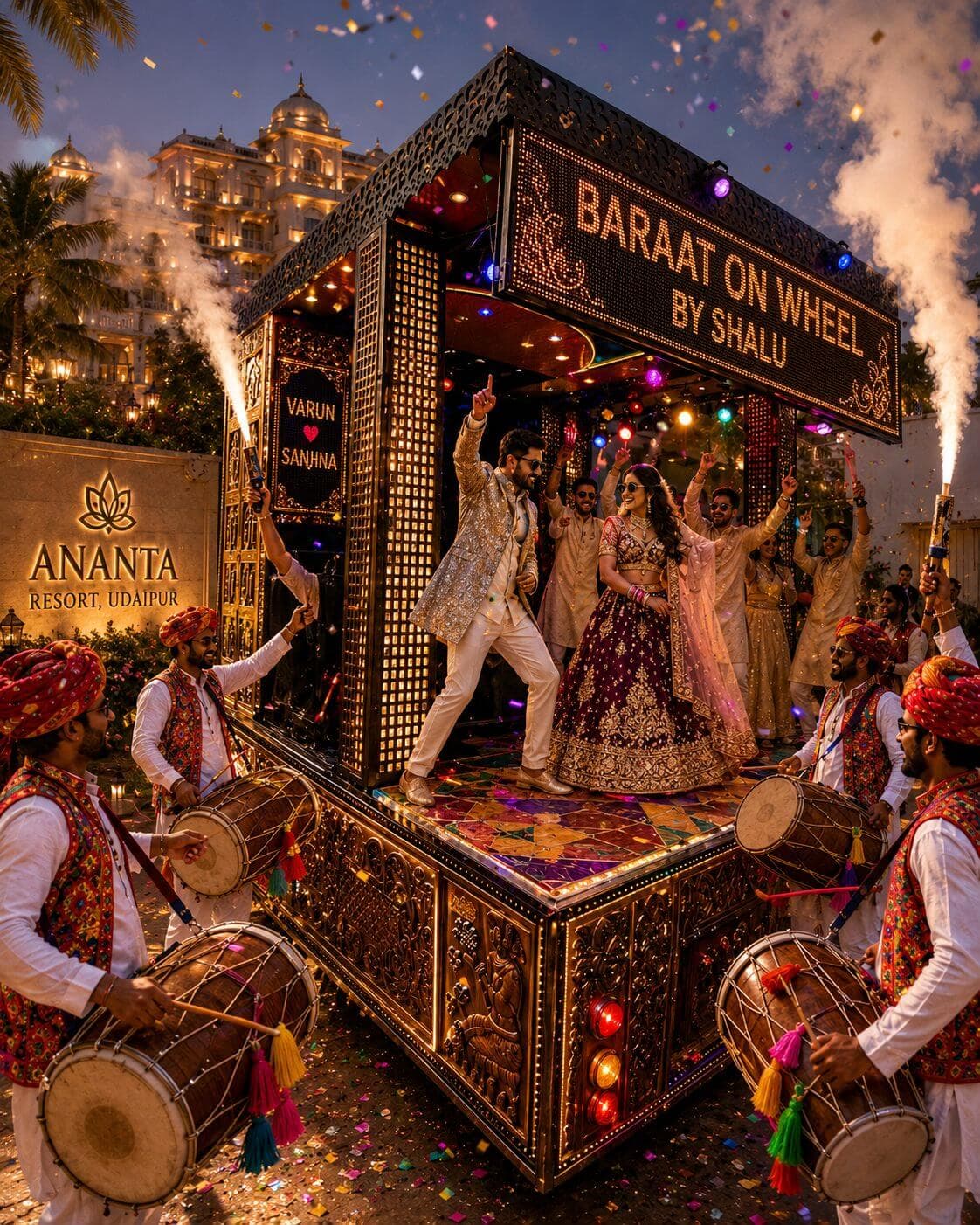 Premium Baraat on Wheels truck showcase 12