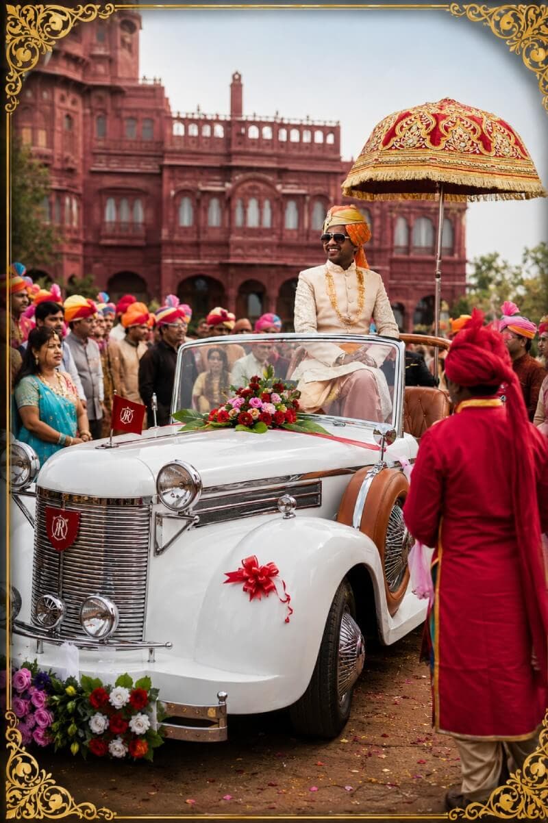 Baraat by Shalu — Vintage Car Royal Experience
